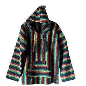 Bob Marley-Warm Cozy Rasta Hoodie. Great Condition Measurements Below. Pockets.